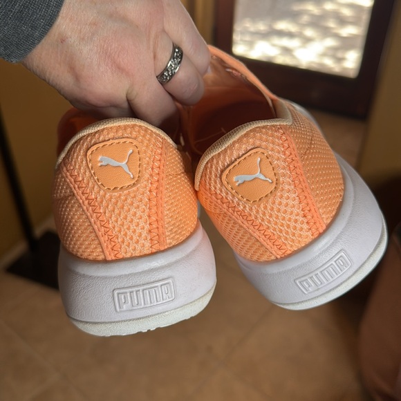 NWOT PUMA Womens Suede Mayu Mono Slip-On Sneakers Shoes Casual - Orange Size 8.5 - Picture 8 of 12